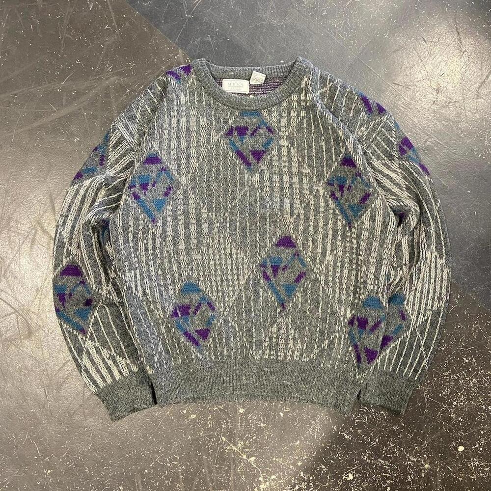90s Sears Grey Knit